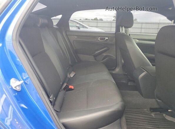 2HGFE2F55RH509683 2024 HONDA CIVIC Blue Rear seats view