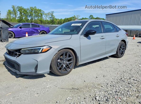 2HGFE2F55SH565919 2025 HONDA CIVIC Silver წინა მარცხენა ხედი სამი მეოთხედიდან