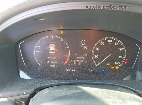2HGFE2F55SH565919 2025 HONDA CIVIC Silver ხელსაწყოთა პანელის ხედი