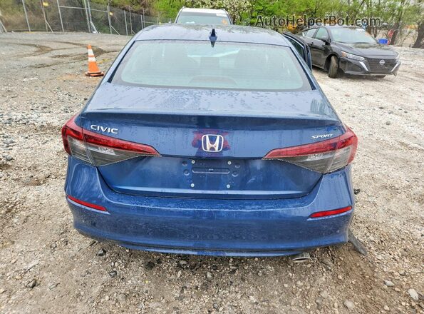 2HGFE2F55SH579898 2025 HONDA CIVIC Синий Вид сзади