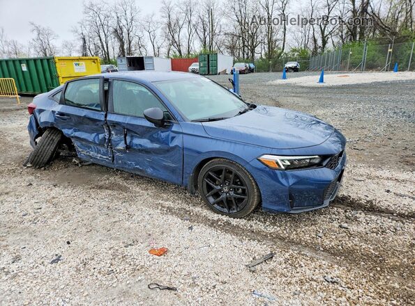 2HGFE2F55SH579898 2025 HONDA CIVIC Синий Передняя правая четверть