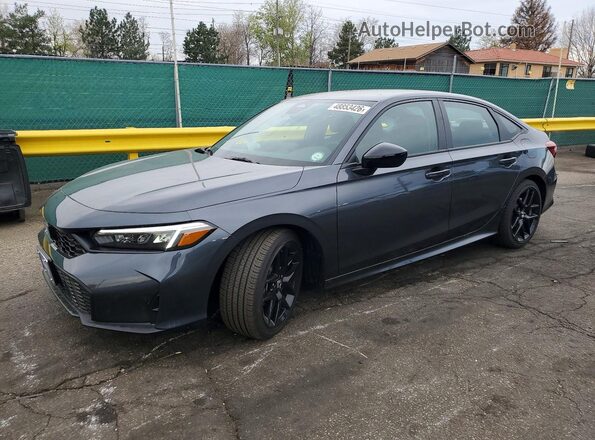 2HGFE2F55TH532663 2026 HONDA CIVIC Серый Передняя левая четверть