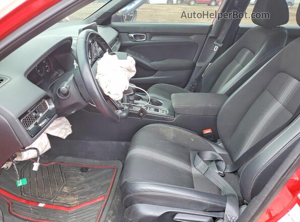2HGFE2F56NH502820 2022 HONDA CIVIC Red Սալոնի դիմացի տեսք