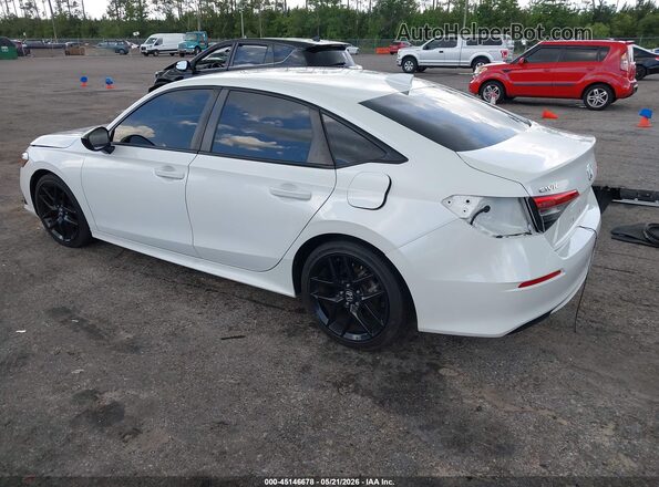 2HGFE2F56NH512599 2022 HONDA CIVIC Белый Задняя левая четверть