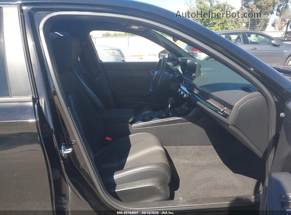 2HGFE2F56NH562743 2022 HONDA CIVIC Black Вид салону спереду