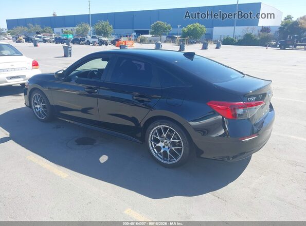 2HGFE2F56NH562743 2022 HONDA CIVIC Black Задня ліва чверть
