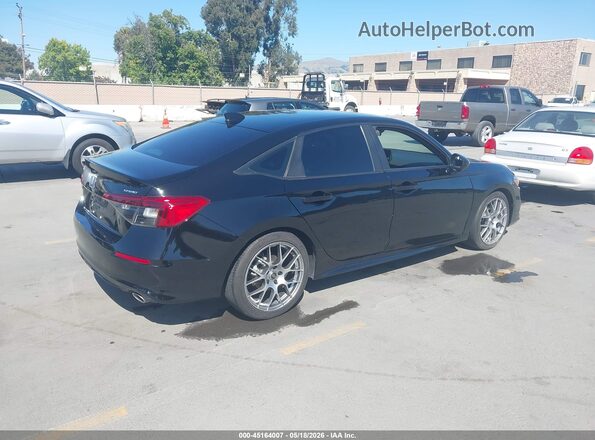 2HGFE2F56NH562743 2022 HONDA CIVIC Black Задня права чверть