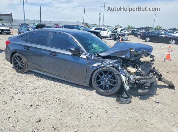 2HGFE2F56NH570499 2022 HONDA CIVIC Charcoal Front right