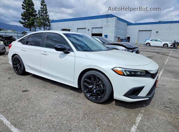 2HGFE2F56PH503467 2023 HONDA CIVIC Белый Передняя правая четверть