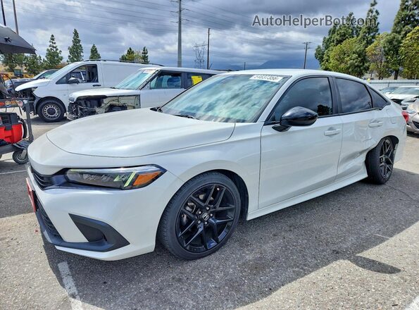 2HGFE2F56PH503467 2023 HONDA CIVIC Белый Передняя левая четверть