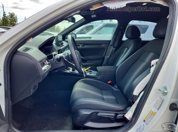 2HGFE2F56PH503467 2023 HONDA CIVIC Белый Вид салона спереди