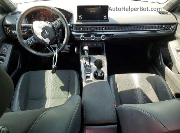 2HGFE2F56PH561093 2023 HONDA CIVIC White Dashboard view