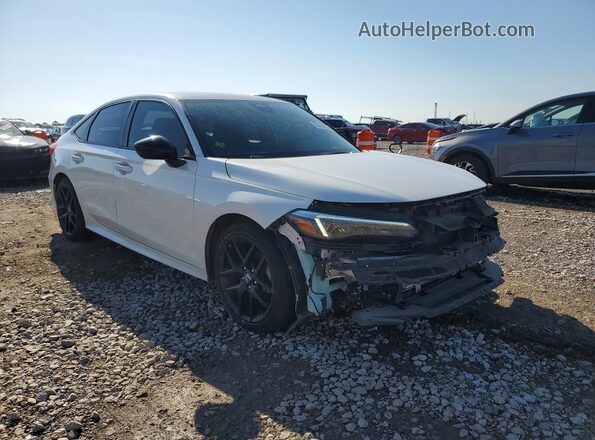2HGFE2F56RH552378 2024 HONDA CIVIC Белый Передняя правая четверть