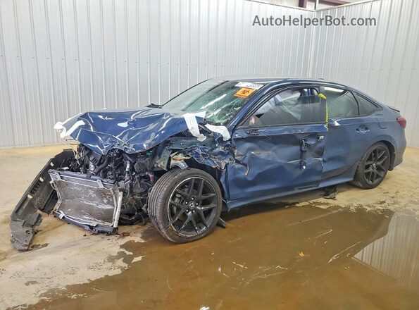 2HGFE2F56SH596239 2025 HONDA CIVIC Blue წინა მარცხენა ხედი სამი მეოთხედიდან