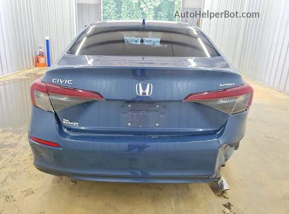 2HGFE2F56SH596239 2025 HONDA CIVIC Blue უკანა ხედი