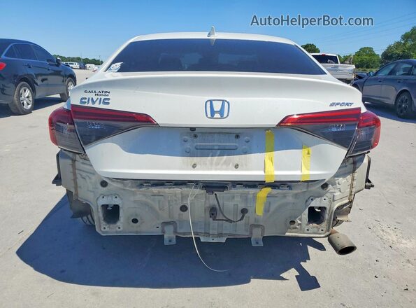 2HGFE2F57NH538600 2022 HONDA CIVIC White უკანა ხედი