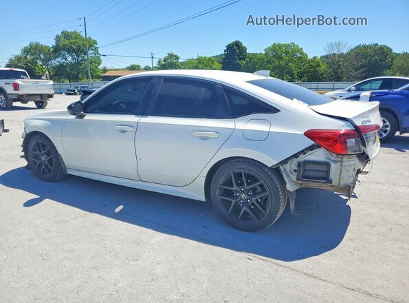 2HGFE2F57NH538600 2022 HONDA CIVIC White უკანა მარცხენა