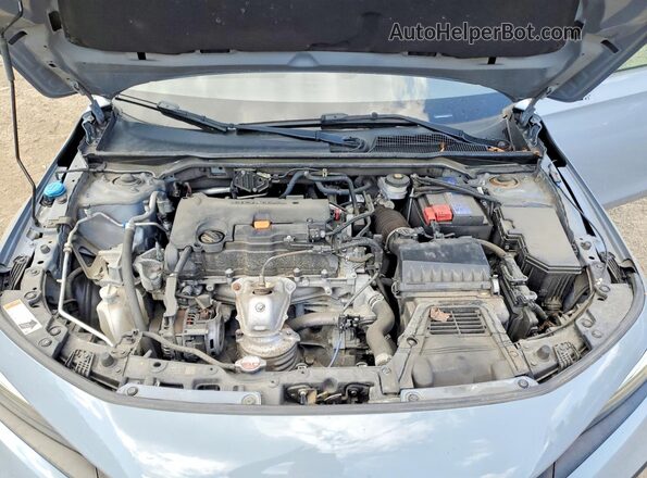 2HGFE2F57NH580720 2022 HONDA CIVIC Синий Вид задней части салона
