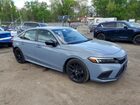 2022 Honda Civic Sport Синий vin: 2HGFE2F57NH580720