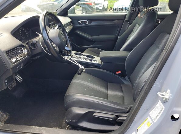 2HGFE2F57NH580720 2022 HONDA CIVIC Синий Вид салона спереди