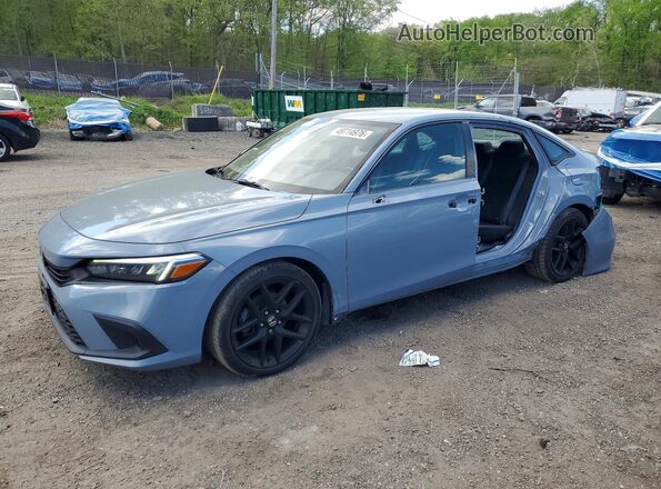 2HGFE2F57NH580720 2022 HONDA CIVIC Синий Передняя левая четверть