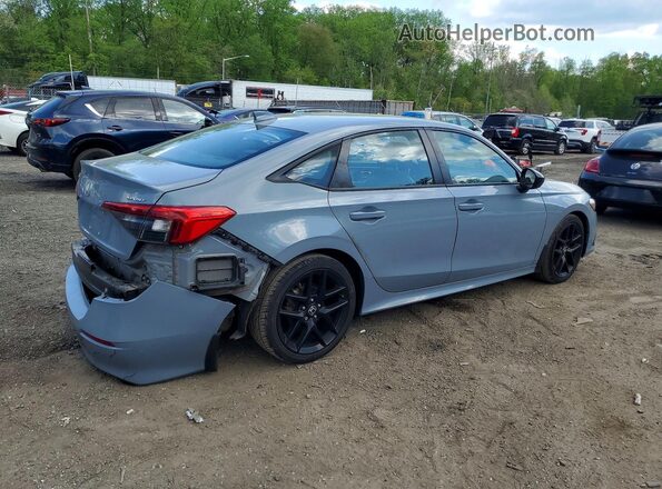 2HGFE2F57NH580720 2022 HONDA CIVIC Синий Задняя правая четверть