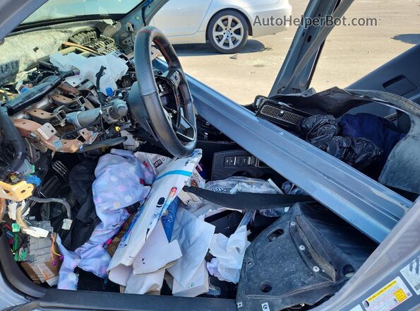 2HGFE2F57NH600299 2022 HONDA CIVIC Серый Вид салона спереди