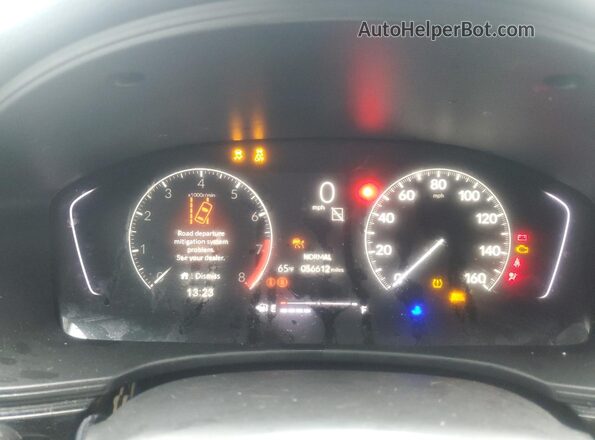 2HGFE2F57RH500032 2024 HONDA CIVIC Gray Instrument cluster view