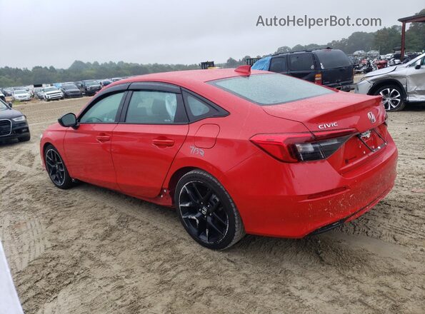 2HGFE2F57RH564345 2024 HONDA CIVIC Red Tył lewy
