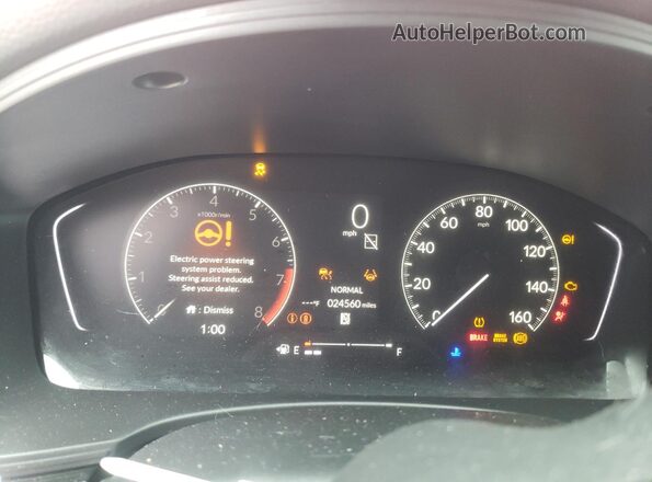 2HGFE2F57RH564345 2024 HONDA CIVIC Red Widok zestawu wskaźników
