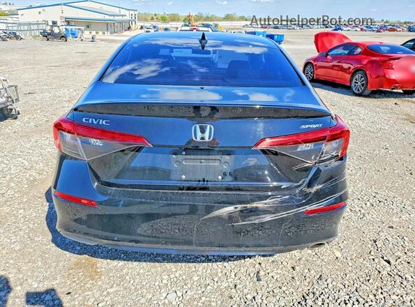 2HGFE2F57RH592467 2024 HONDA CIVIC Black Widok z tyłu