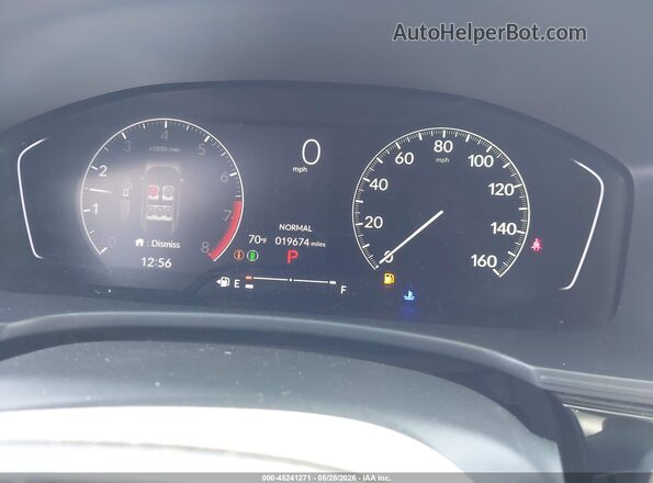 2HGFE2F57SH540438 2025 HONDA CIVIC White უკანა სავარძლების ხედი