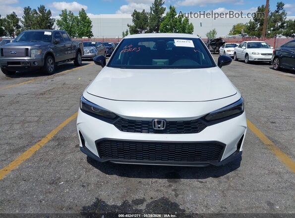2HGFE2F57SH540438 2025 HONDA CIVIC White ხელსაწყოთა პანელის ხედი