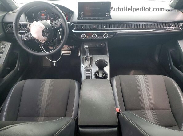 2HGFE2F58NH525922 2022 HONDA CIVIC Белый Вид панели приборов