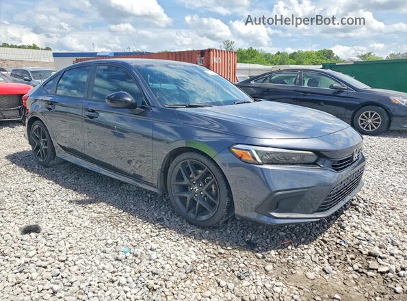 2HGFE2F58NH548827 2022 HONDA CIVIC Gray წინა მარჯვენა
