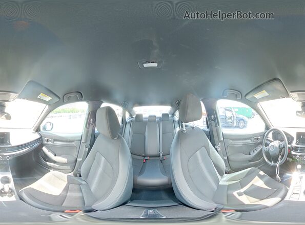 2HGFE2F58NH548827 2022 HONDA CIVIC Gray VIN კოდის სტიკერის ხედი