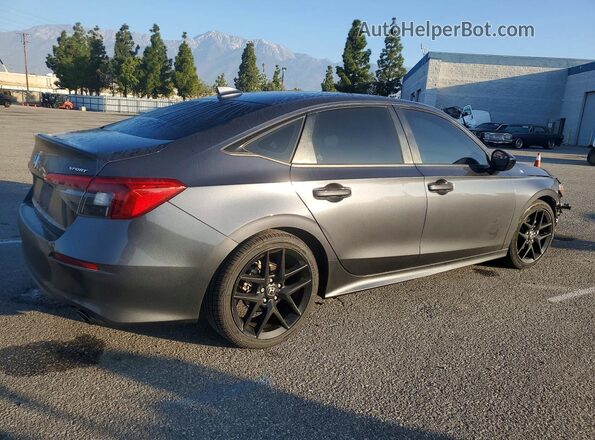2HGFE2F58NH602756 2022 HONDA CIVIC Charcoal Tył prawy