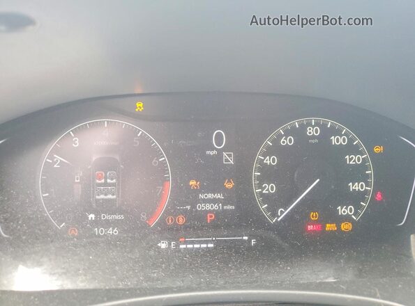 2HGFE2F58PH556431 2023 HONDA CIVIC Black Instrument cluster view