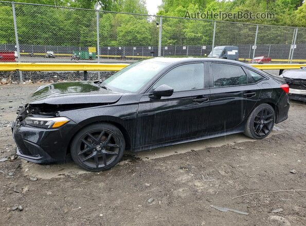 2HGFE2F58RH509516 2024 HONDA CIVIC Черный Передняя левая четверть