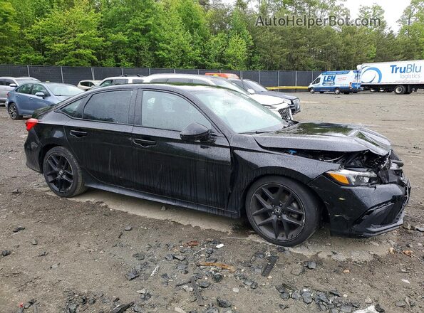 2HGFE2F58RH509516 2024 HONDA CIVIC Черный Передняя правая четверть