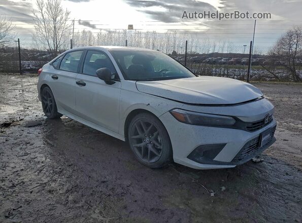 2HGFE2F58RH575192 2024 HONDA CIVIC Белый Передняя правая четверть