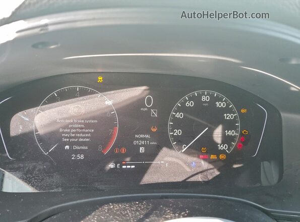 2HGFE2F58RH575192 2024 HONDA CIVIC Белый Вид щитка приборов