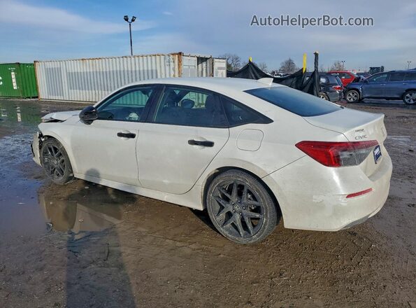 2HGFE2F58RH575192 2024 HONDA CIVIC Белый Задняя левая четверть