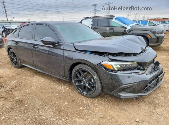 2HGFE2F58RH578478 2024 HONDA CIVIC Черный Передняя правая четверть