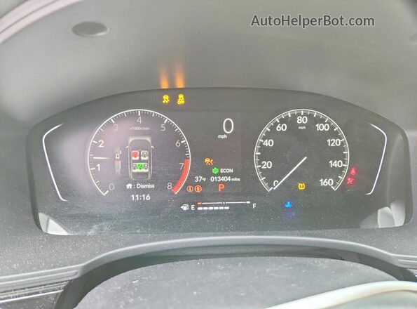 2HGFE2F58RH578478 2024 HONDA CIVIC Черный Вид щитка приборов