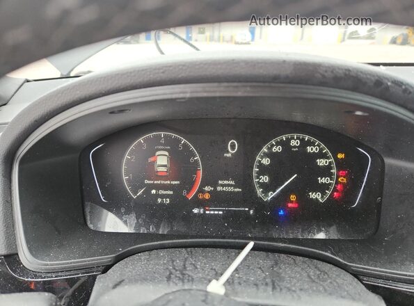 2HGFE2F58SH542327 2025 HONDA CIVIC Black Vista del cuadro de instrumentos