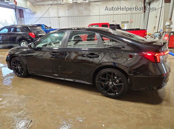 2HGFE2F58SH597943 2025 HONDA CIVIC Black Trasero izquierdo