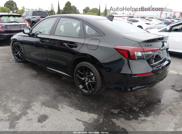 2HGFE2F58TH587382 2026 HONDA CIVIC Черный Задняя левая четверть