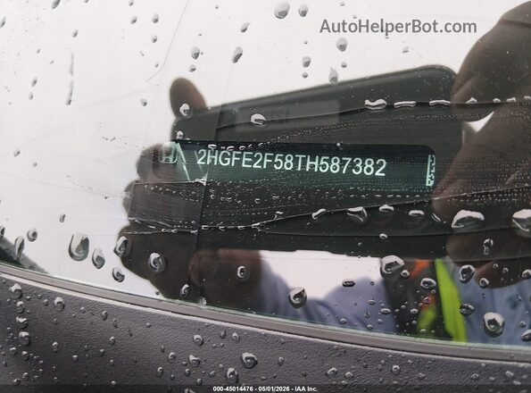 2HGFE2F58TH587382 2026 HONDA CIVIC Черный Вид подкапотного пространства