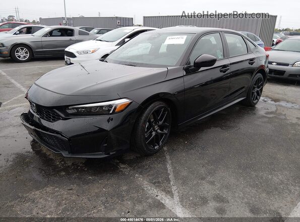 2HGFE2F58TH587382 2026 HONDA CIVIC Черный Передняя левая четверть